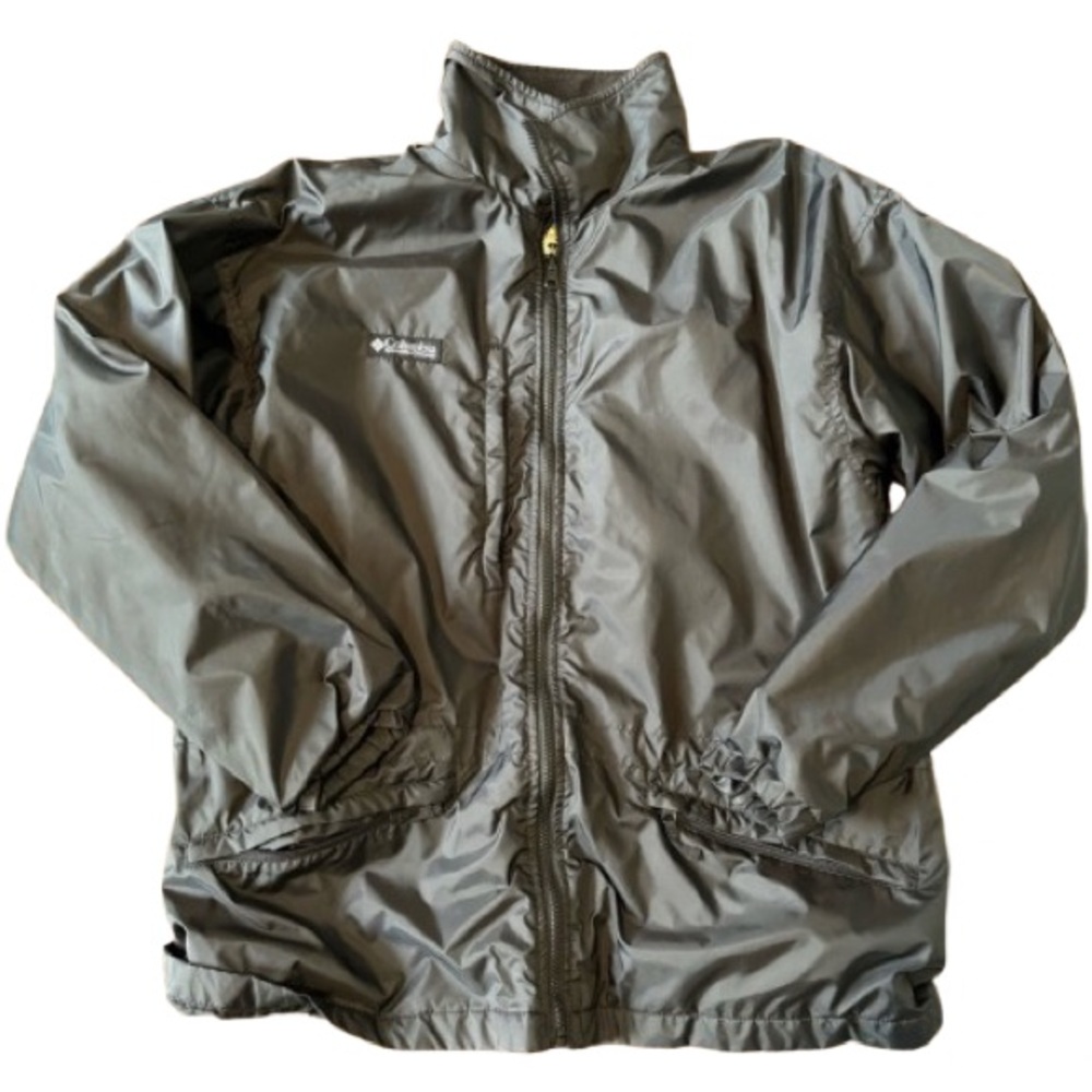 COLUMBIA Black Full Zip Fleece Lined Jacket